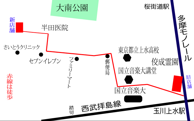 ドレスベルハウス店舗地図